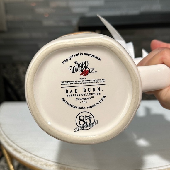 NEW 2024 Rae Dunn Wizard of Oz puppy “TOTO” red inside Mug Cup - Picture 3 of 4